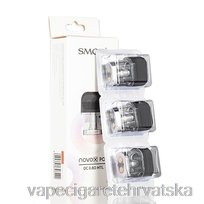 Vape Cigarete Smok Novo X Zamjenske Kapsule 0.8ohm Dc Mtl Kapsule